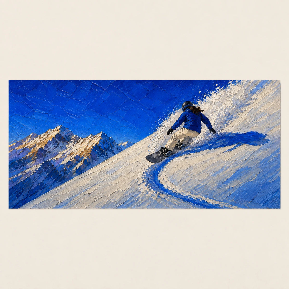 Hand-Painted Artwork | Blue Ridge Desce [noon:artwork]