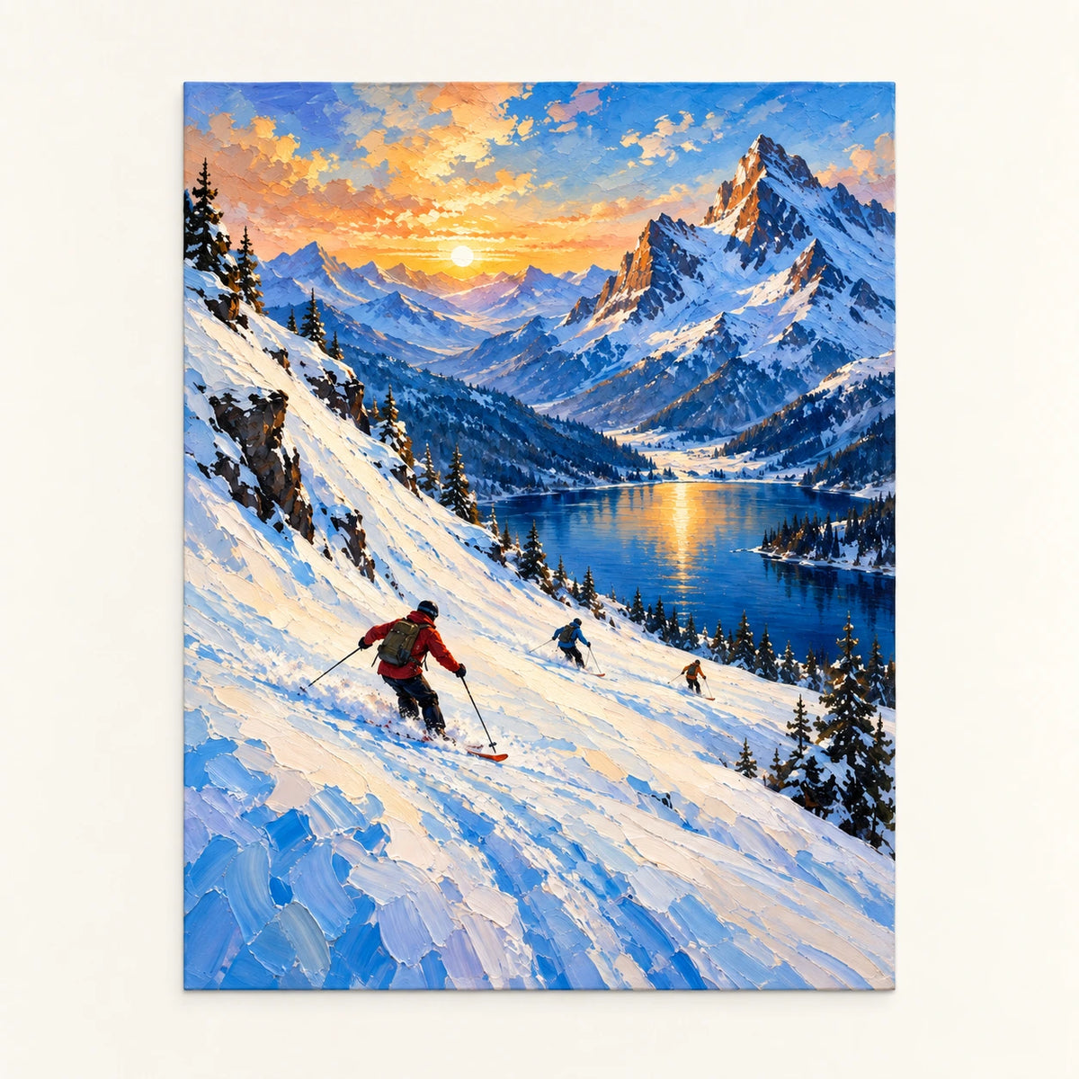 Alpine Lake Descent [noon:artwork]