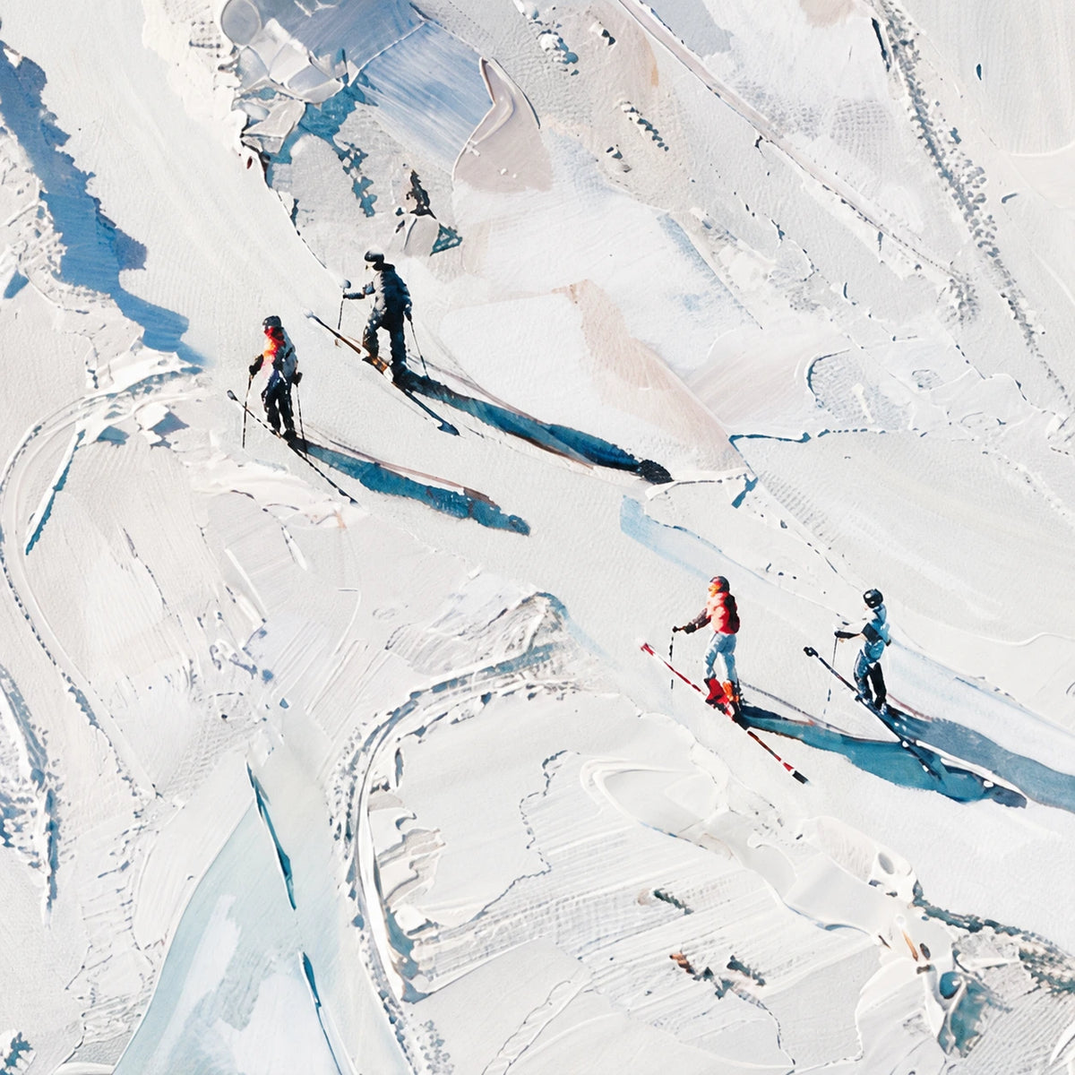 alpine drift, composition