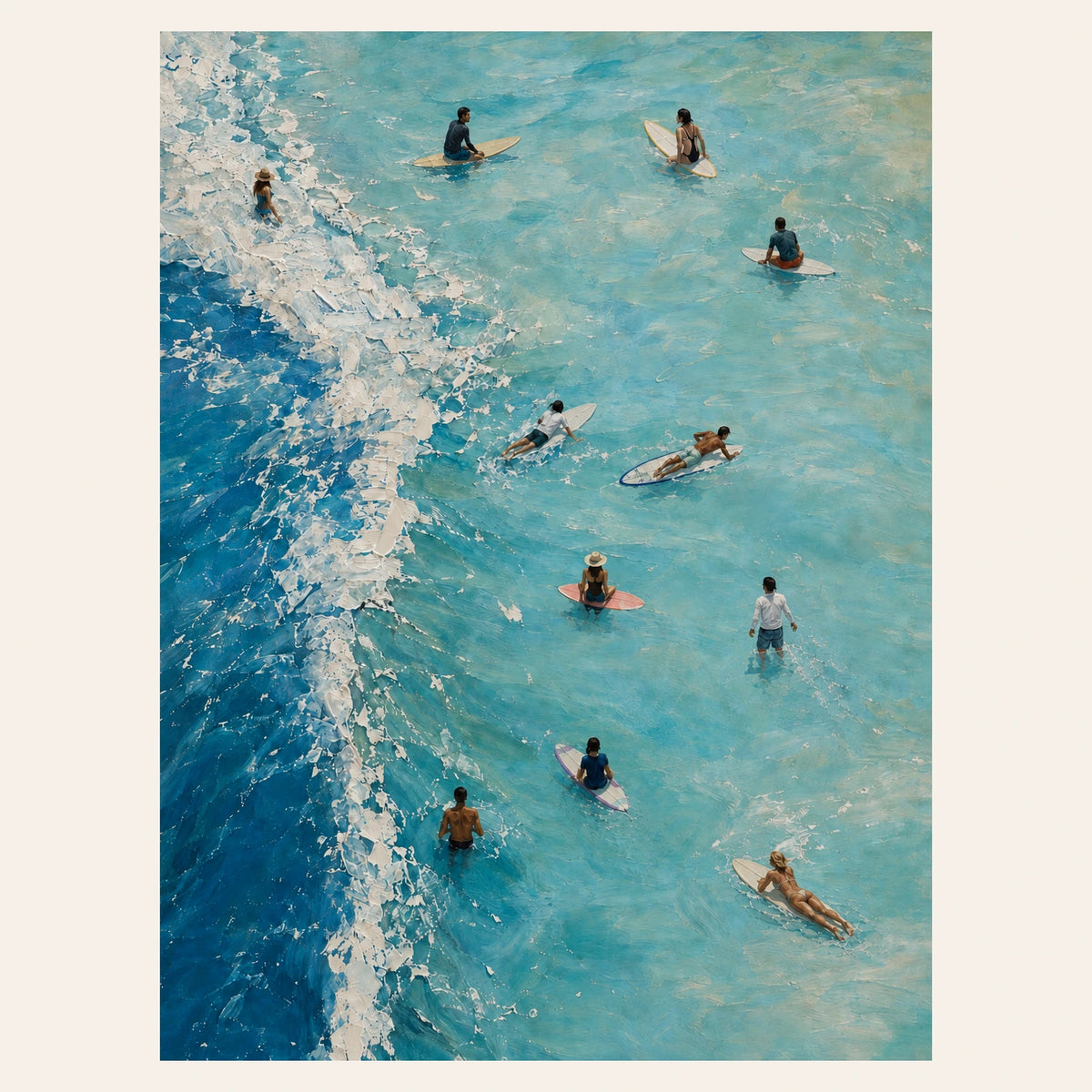 Hand-Painted Artwork | Coastal Surf Break [noon:artwork]