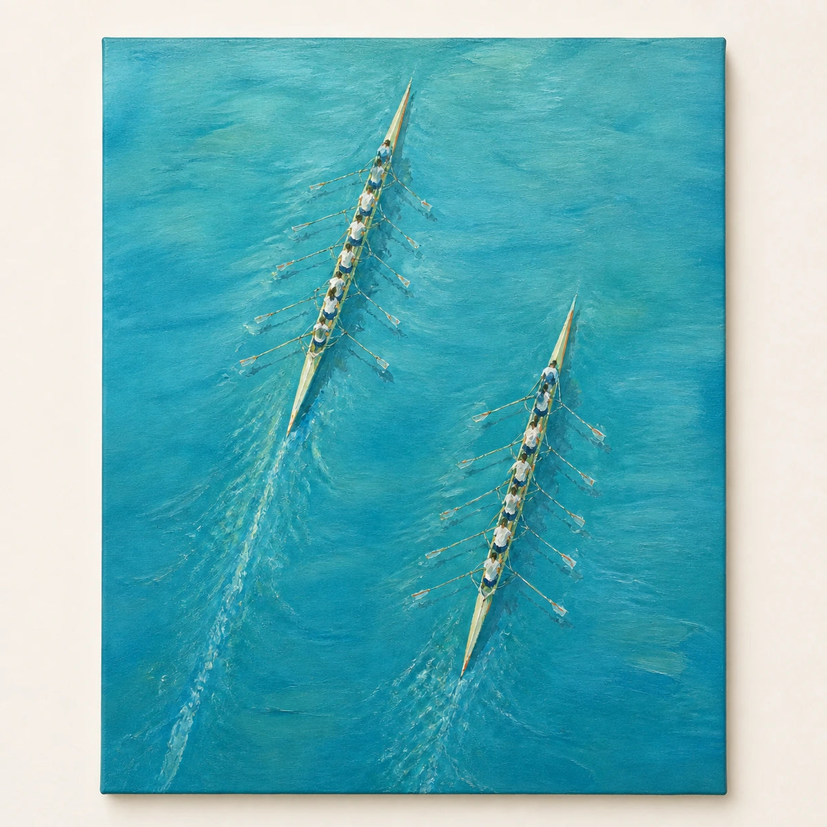Hand-Painted Artwork | Twin Currents [noon:artwork]