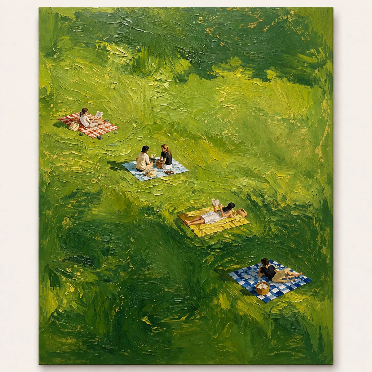 meadow picnics, artwork