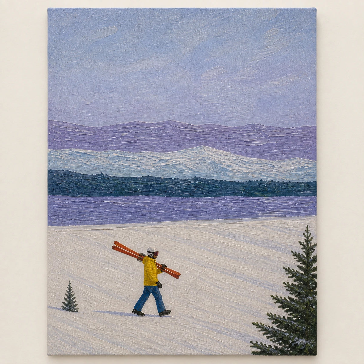 Hand-Painted Artwork | Winter Coast Crossing [noon:artwork]