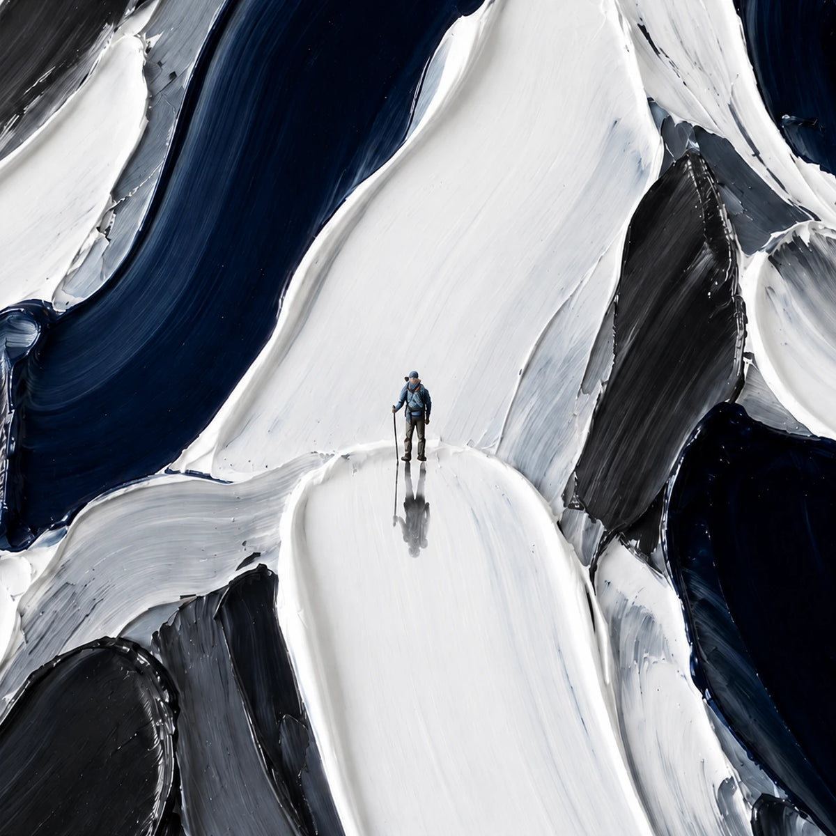 Hand-Painted Artwork | A Way Through [noon:detail:composition]