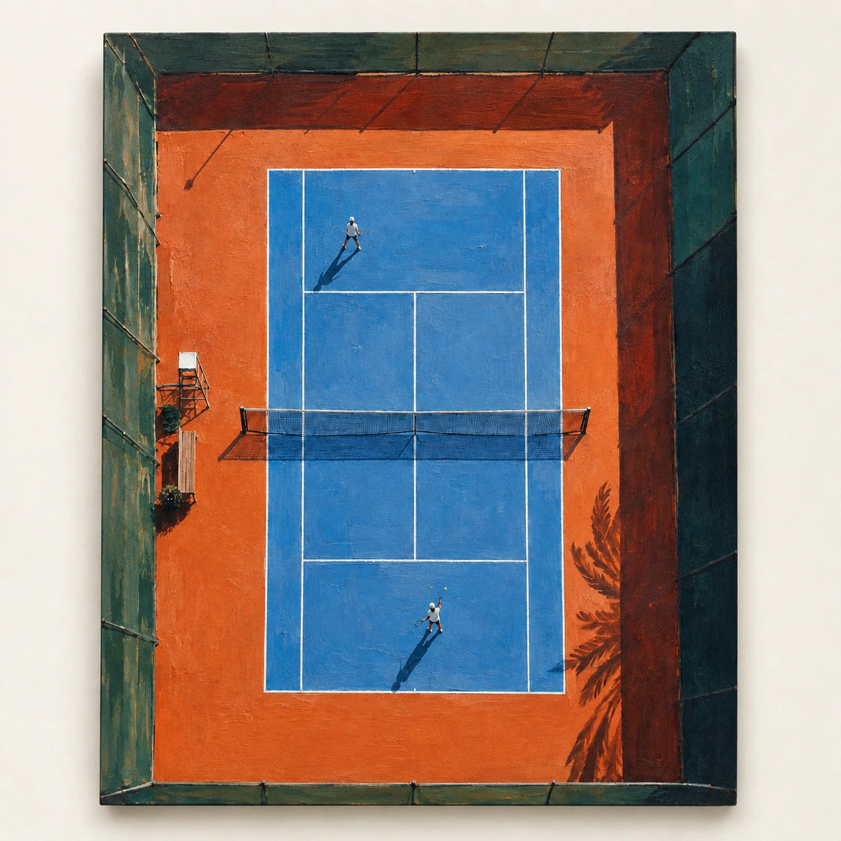 Hand-Painted Artwork | Tennis in Sunligh [noon:artwork]