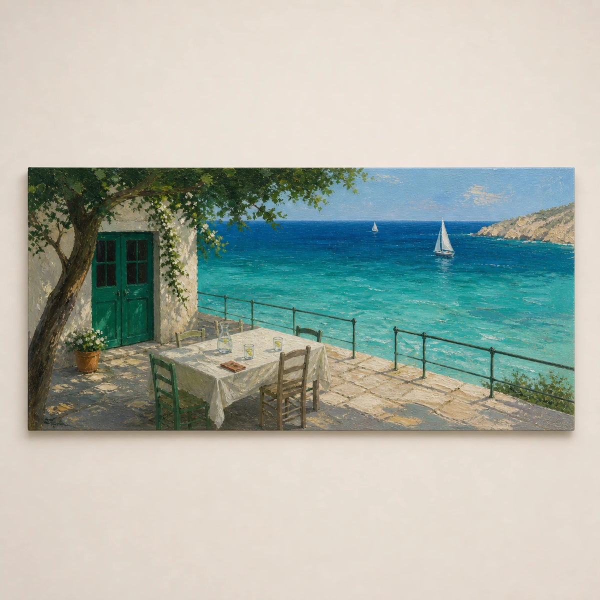 turquoise terrace, artwork
