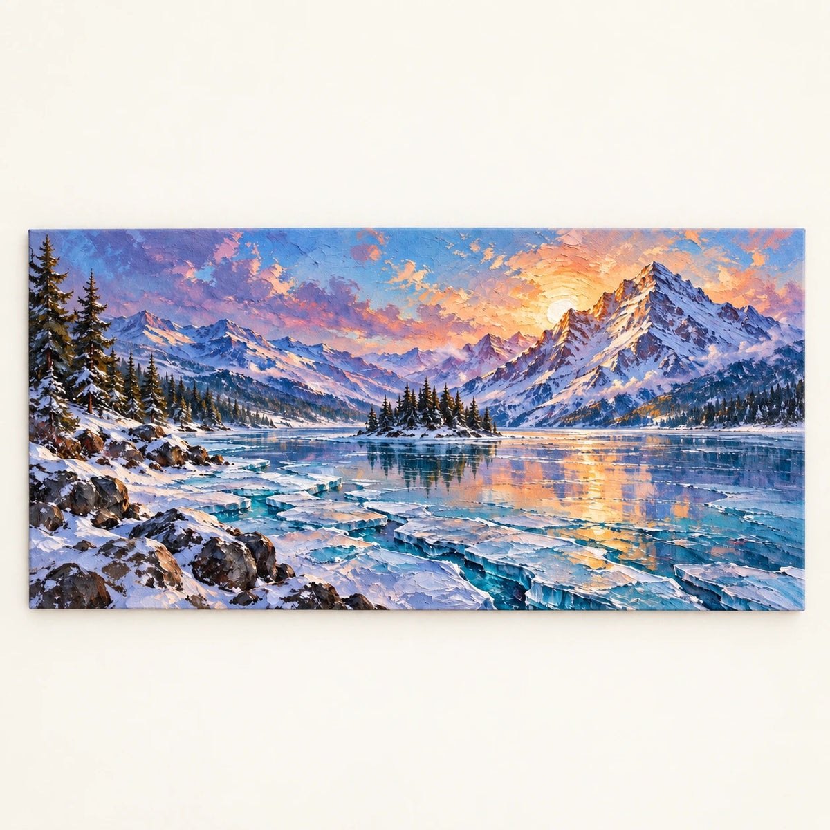 Dawn Reflected in Alpine Stillness [noon:artwork]