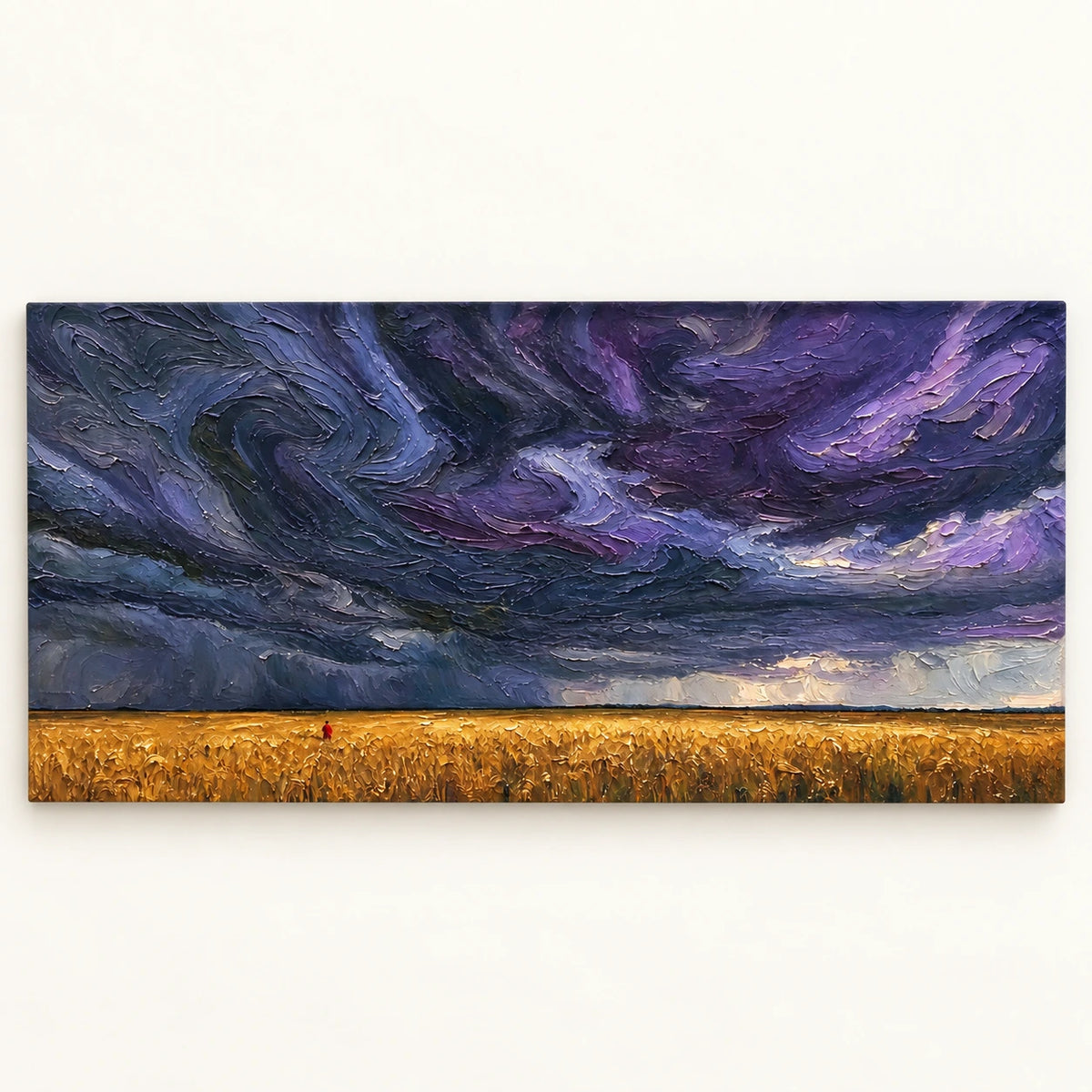 storm over the golden field, artwork