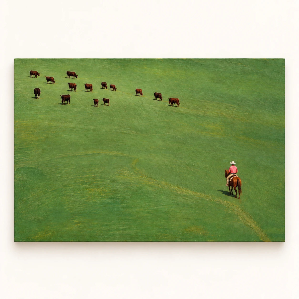 quiet pasture ride, artwork