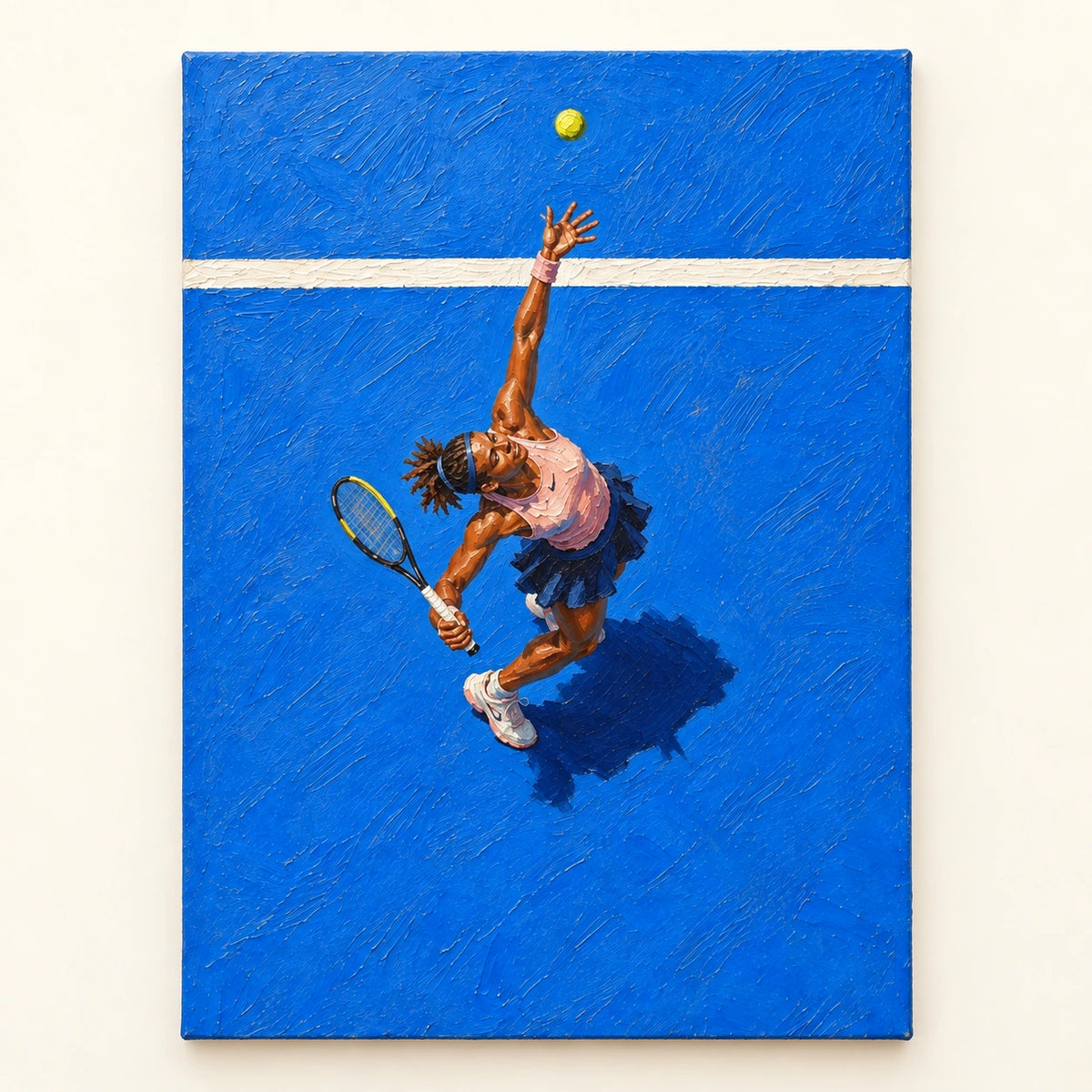 tennis under the sun, artwork