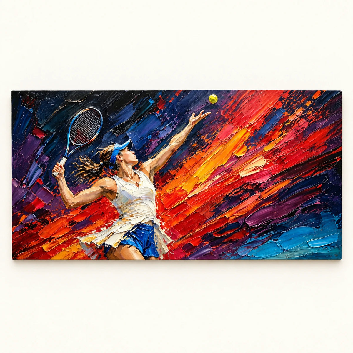 Hand-Painted Artwork | Tennis in Motio [noon:artwork]