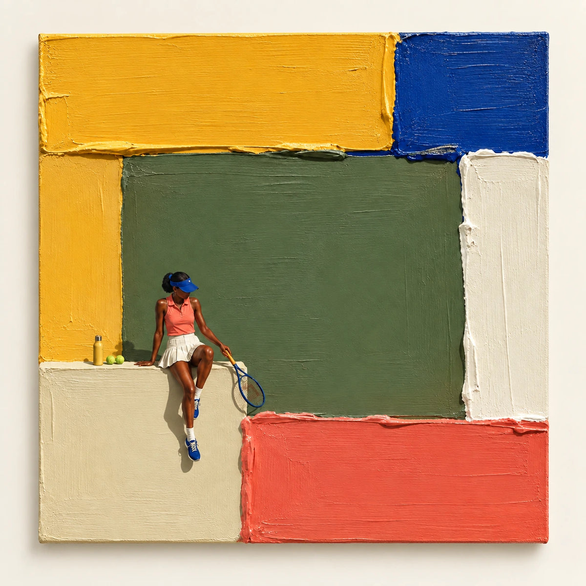 courtside sun, artwork