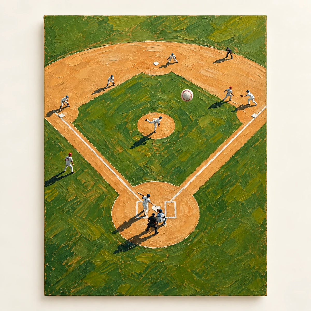 a day at the diamond, artwork