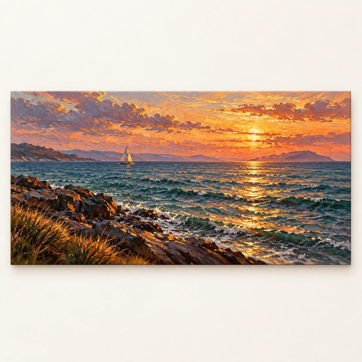 Sunlit Coastal Voyage [noon:artwork]