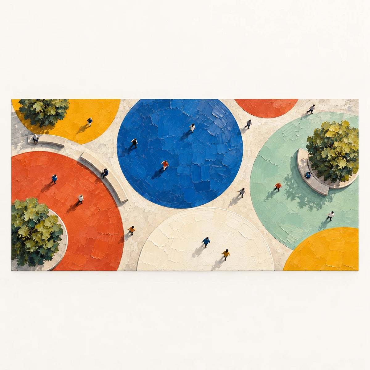 walking through color, artwork