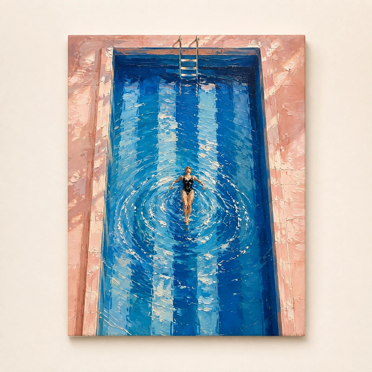 poolside drift, artwork
