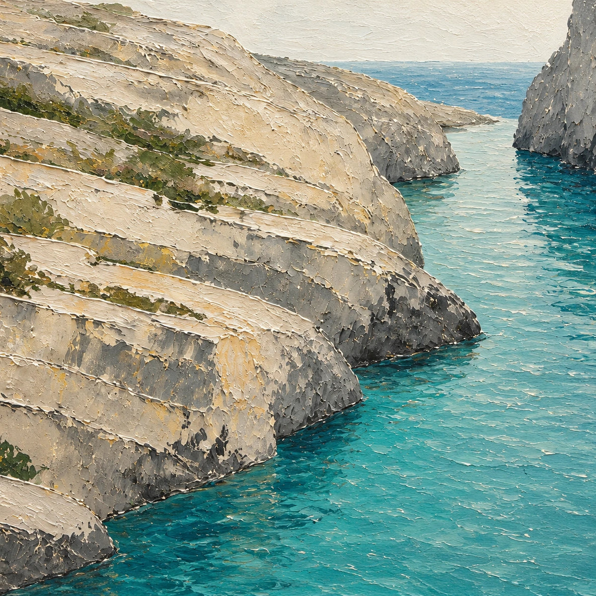 Cove Between Cliffs [noon:detail:texture]