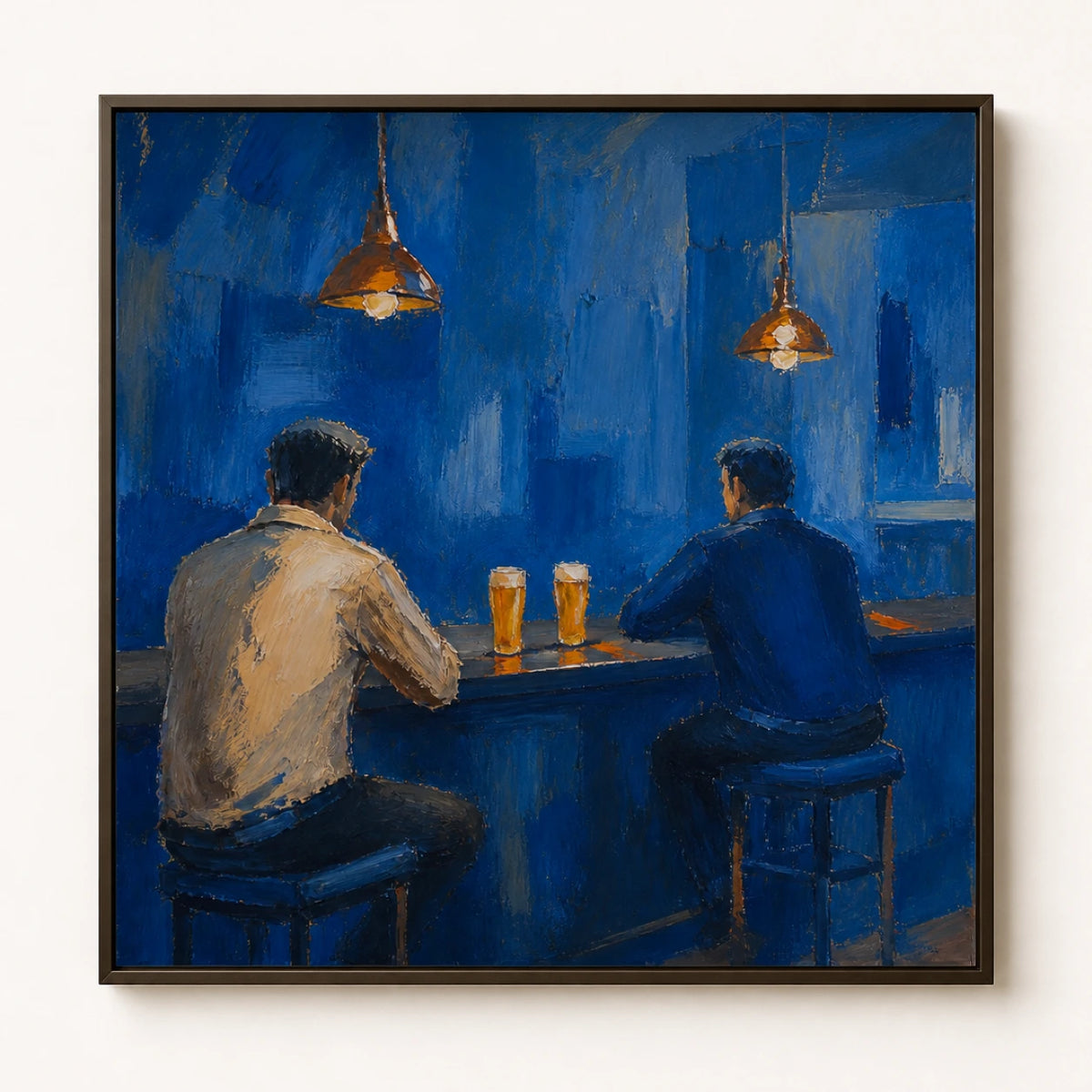 Two Pints at Blue Hour