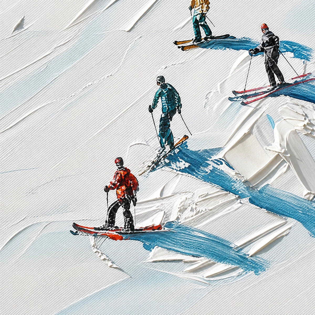 alpine crossings, paint texture