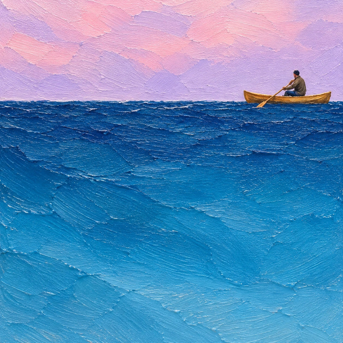 lavender horizon, paint texture
