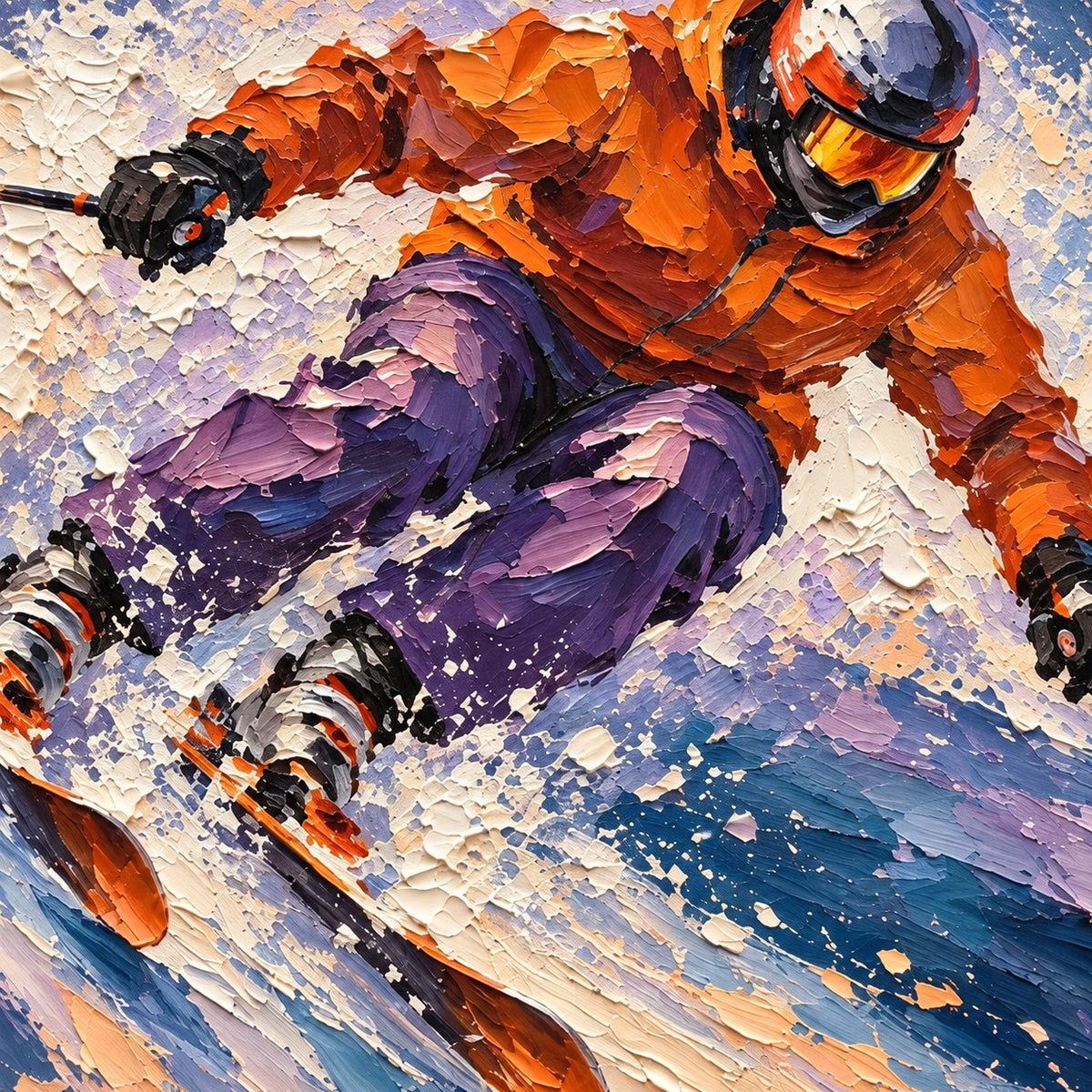 Hand-Painted Artwork | Powder Rush [noon:detail:texture]