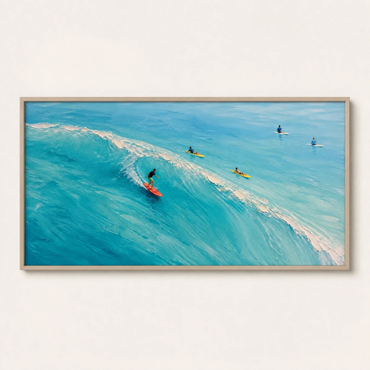 Hand-Painted Artwork | Bluewater Break [noon:detail:framed-front]