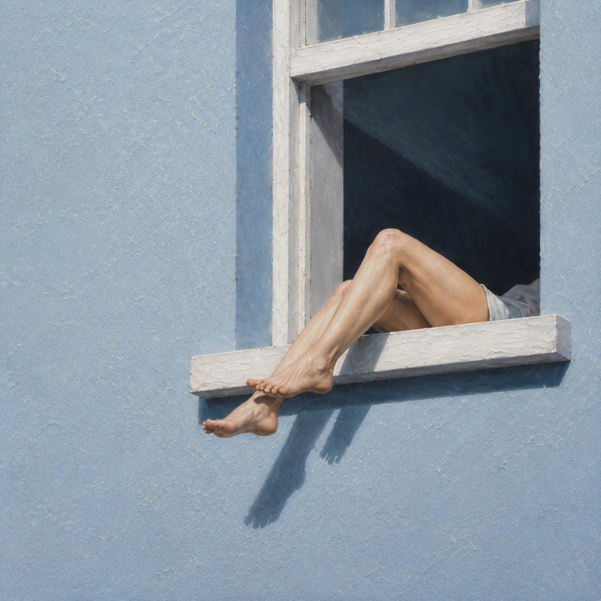 Hand-Painted Artwork | Barefoot Afternoon [noon:detail:texture]