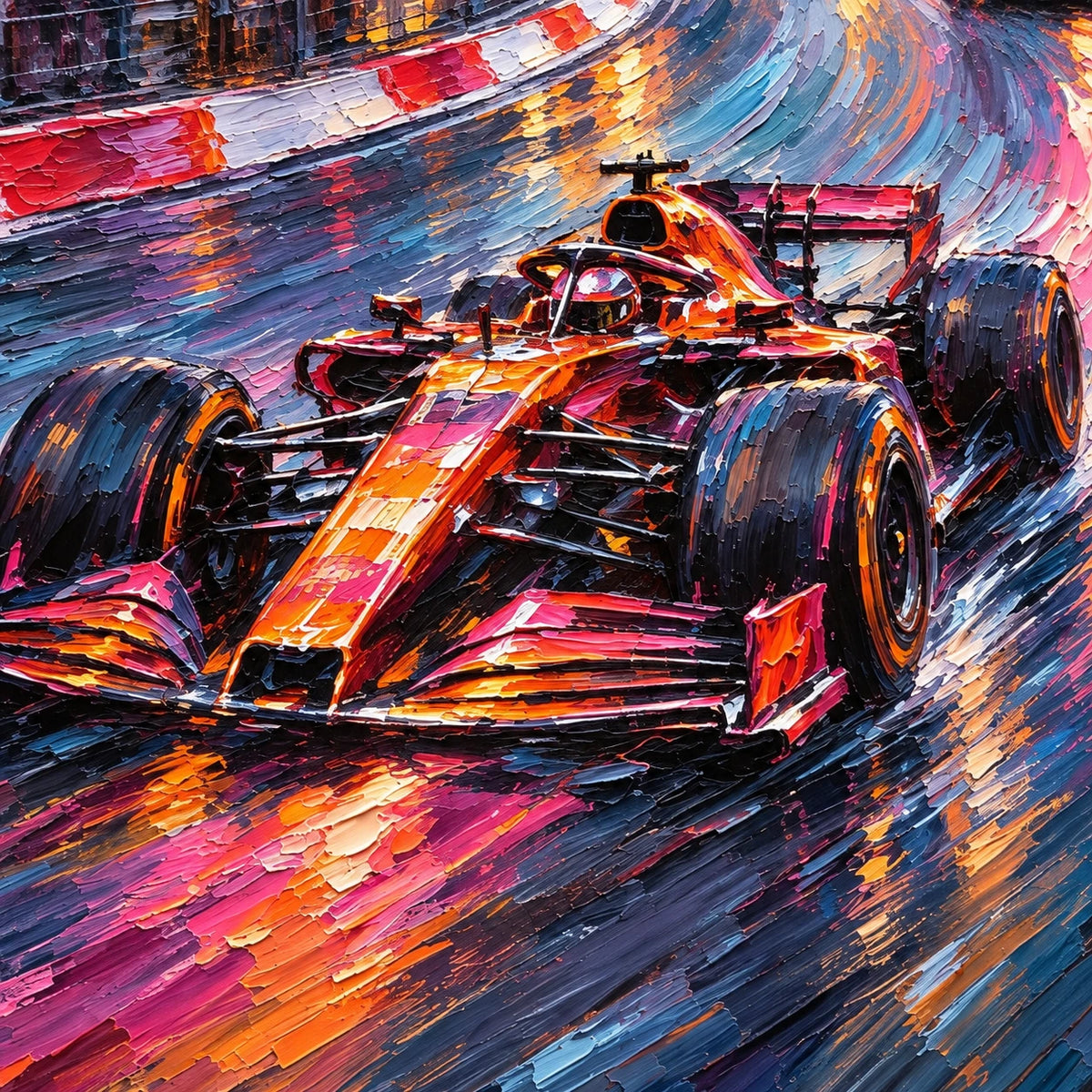 Hand-Painted Artwork | Harbor Grand Prix [noon:detail:texture]