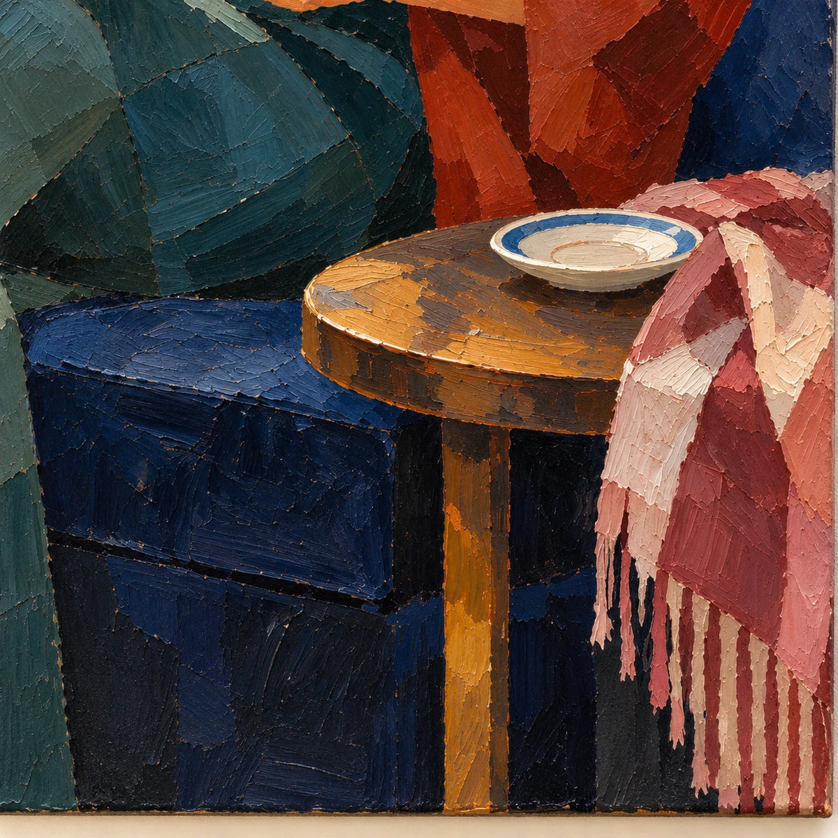 Reading by the Sunlit Window [noon:detail:texture]