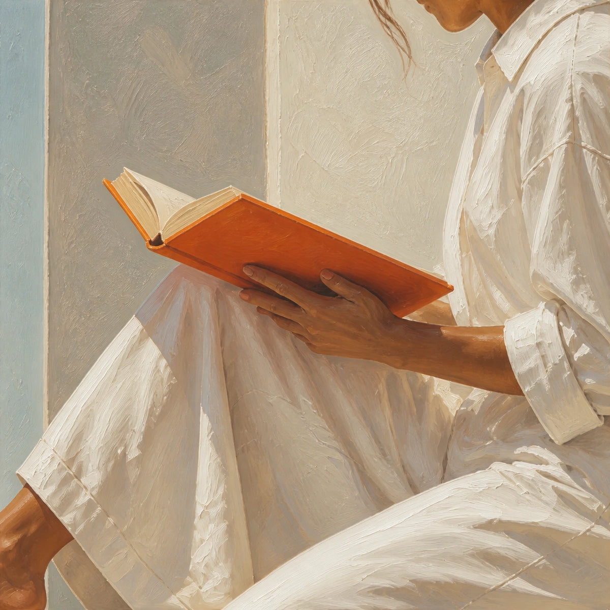 Hand-Painted Artwork | Pages by the Sea [noon:detail:texture]