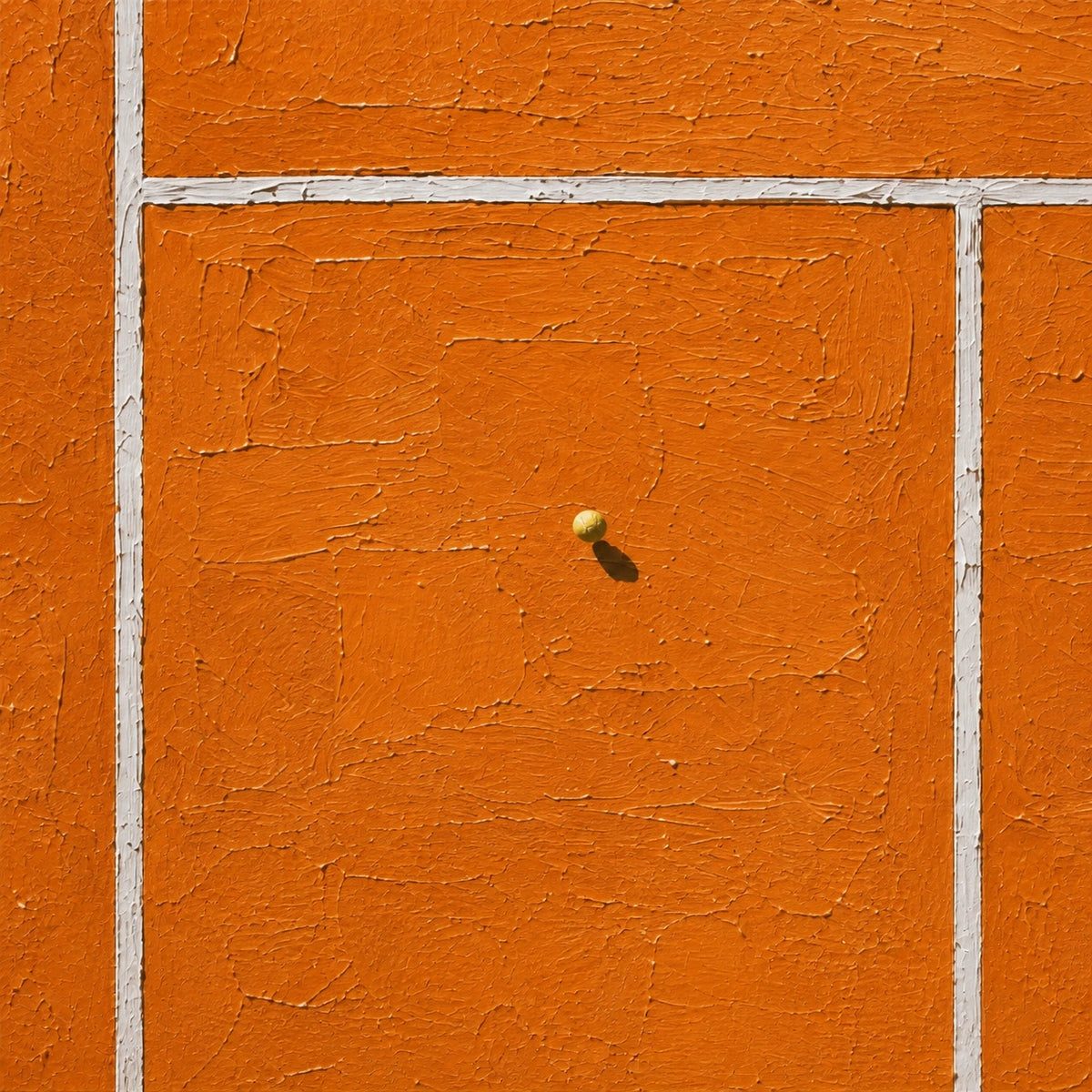orange court rally, paint texture
