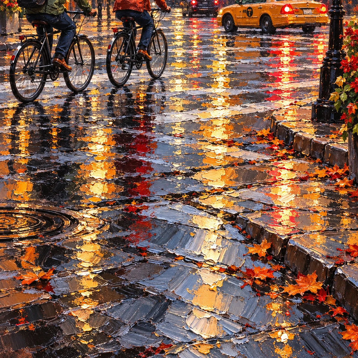 Autumn Streets After Rain [noon:detail:texture]