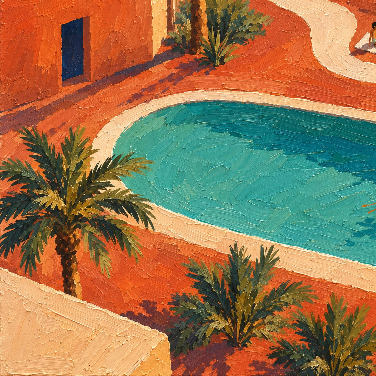 Terracotta Pool Retreat [noon:detail:texture]