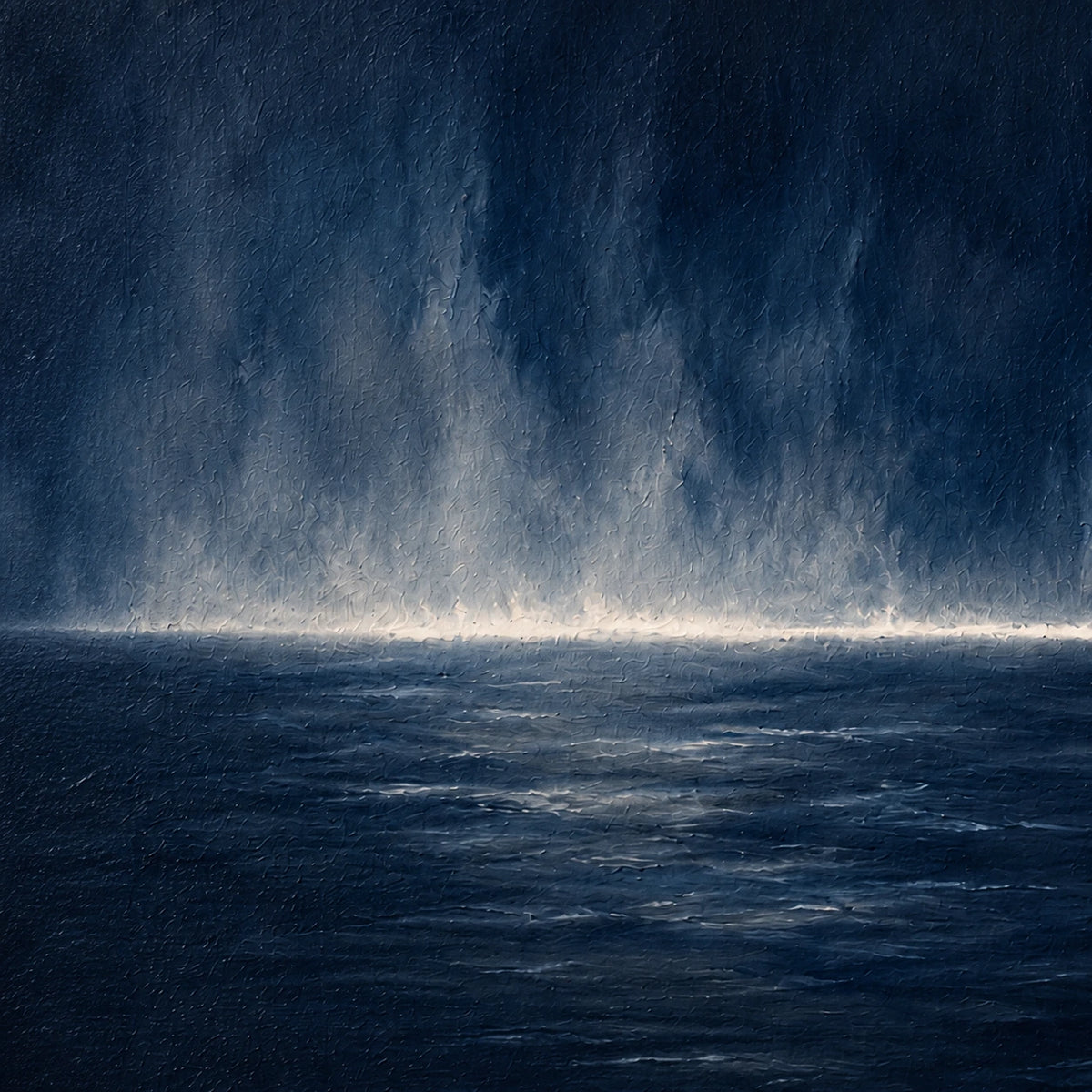 horizon after dark, paint texture