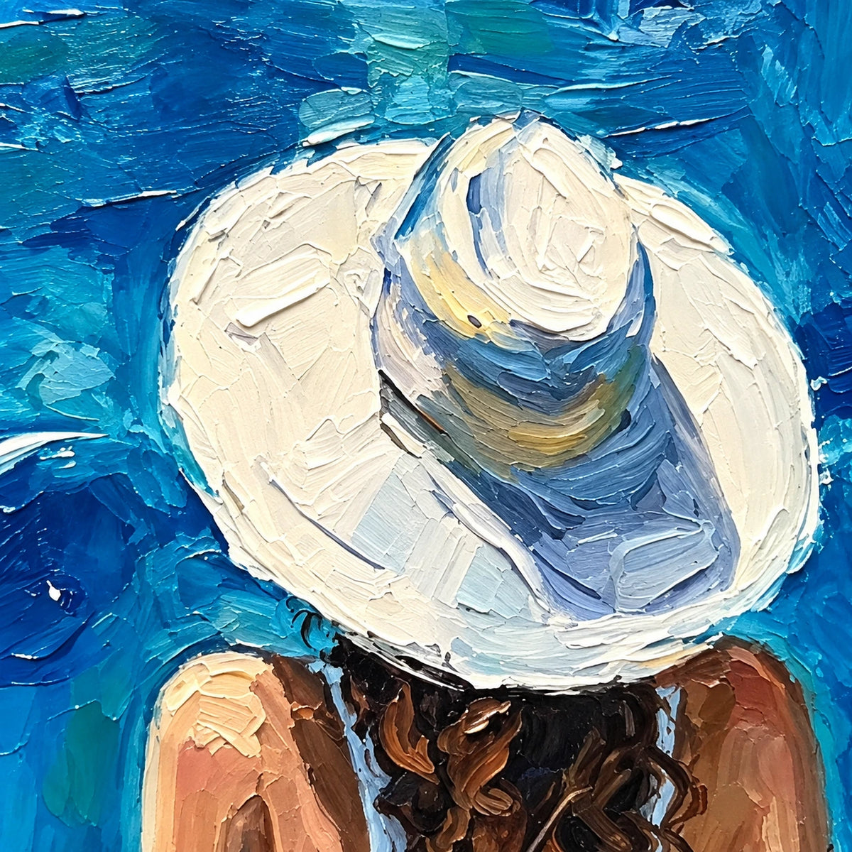 after the wave, paint texture