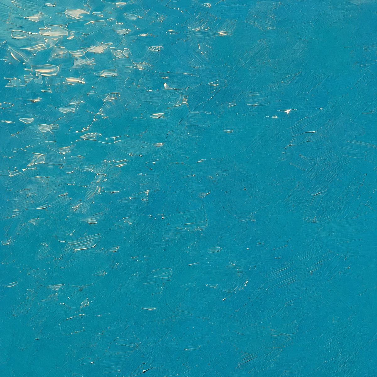 Hand-Painted Artwork | Azure Poolside [noon:detail:texture]