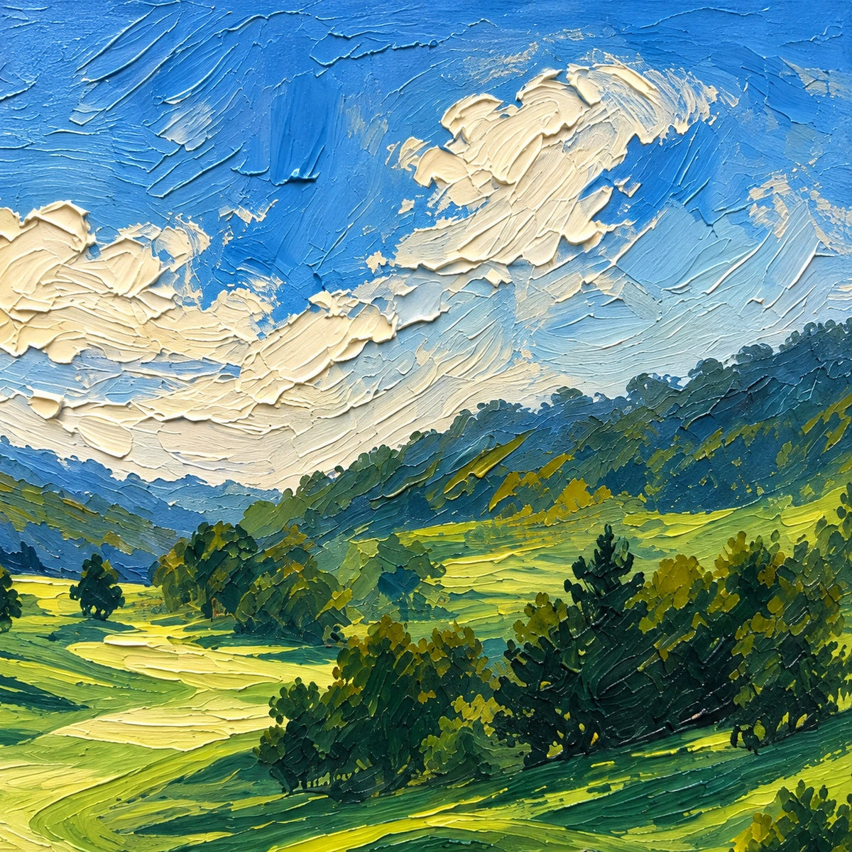 green valley fairways, paint texture