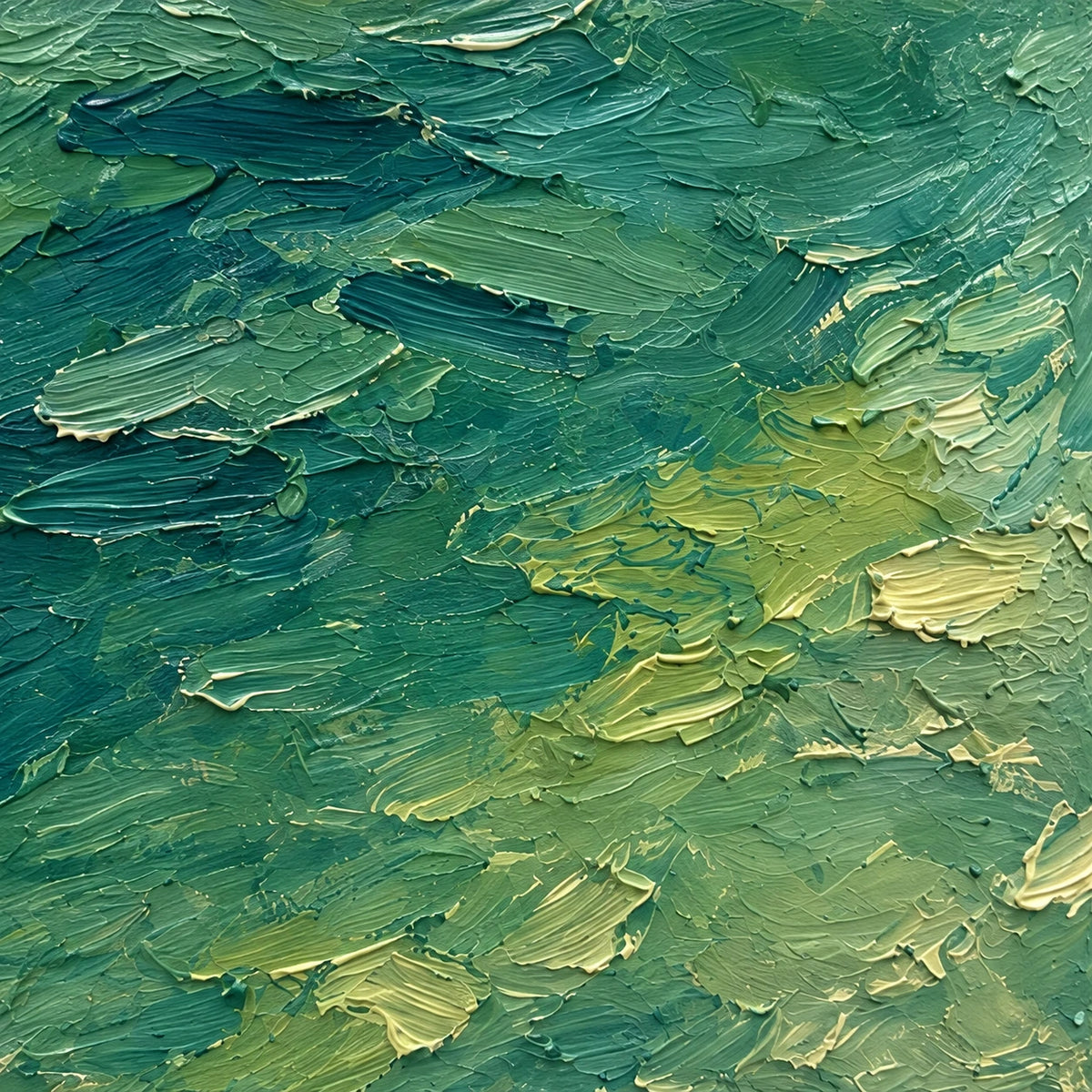 green water swimmer, paint texture