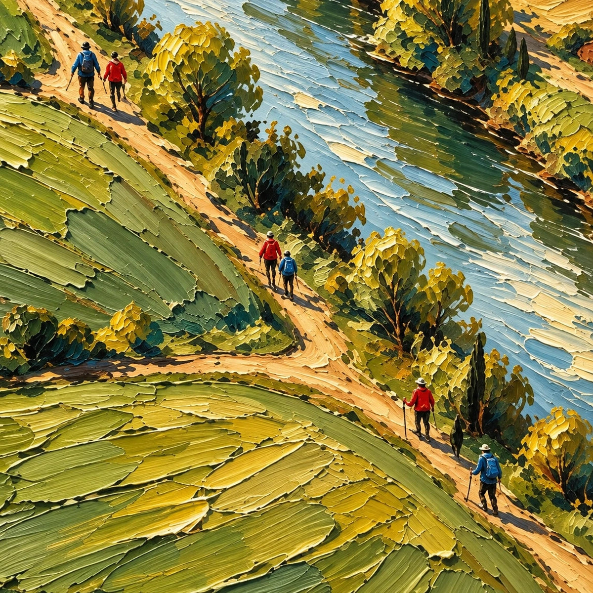 River Through Open Fields [noon:detail:texture]