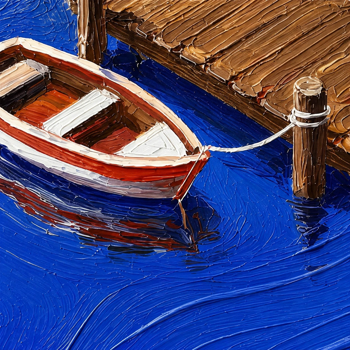 Hand-Painted Artwork | Cast Into Blue [noon:detail:texture]