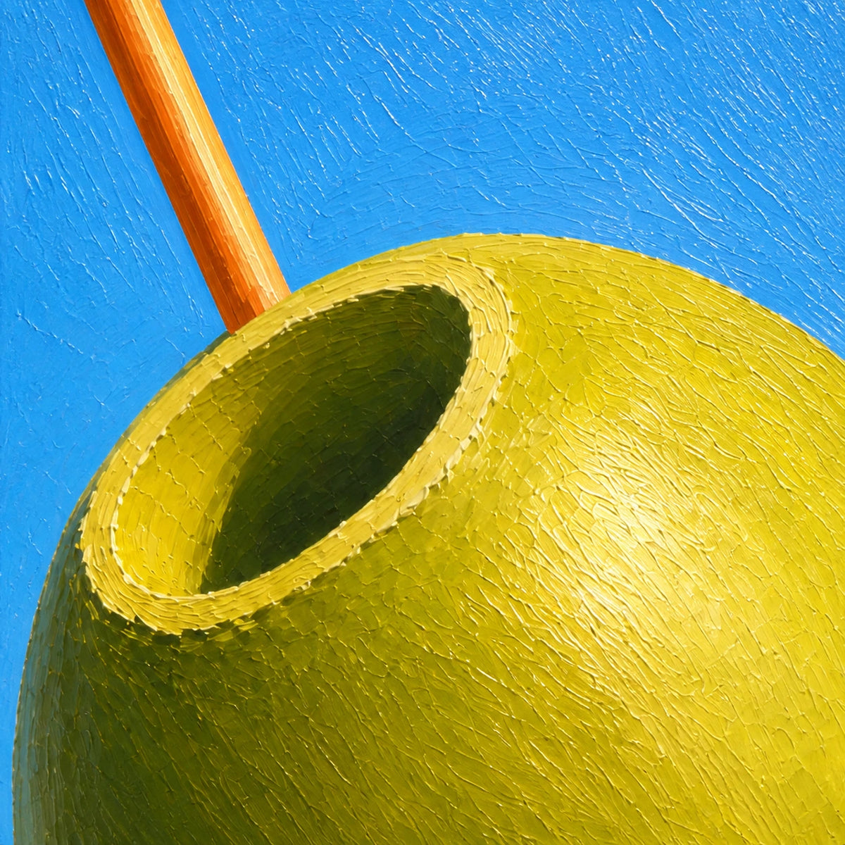 olive-side escape, paint texture