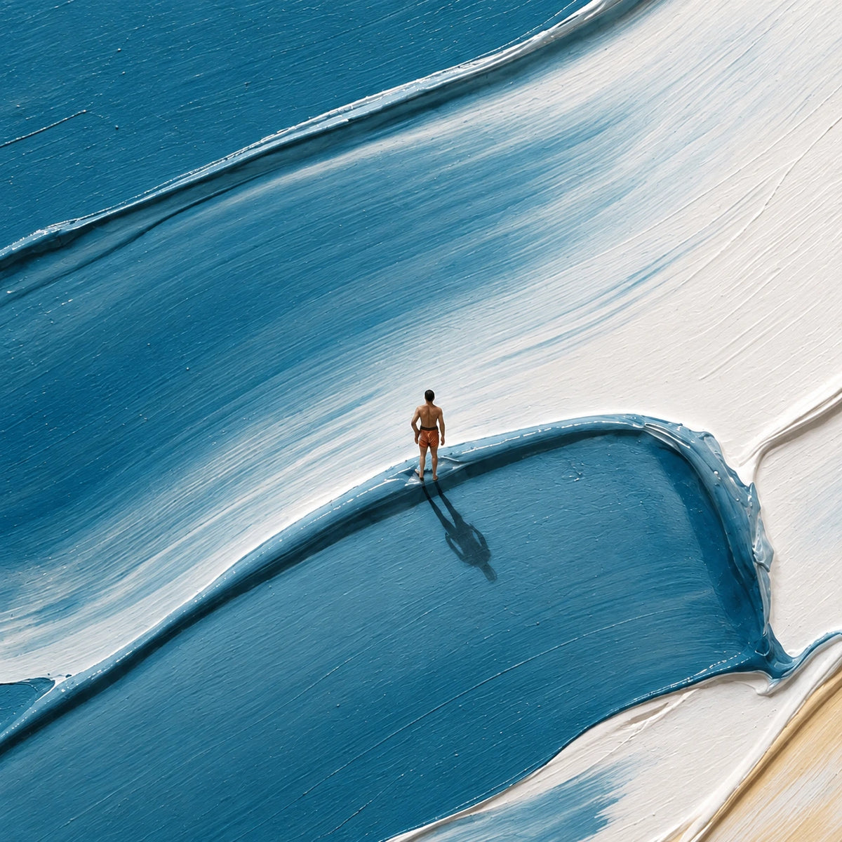 bluewater wanderer, paint texture
