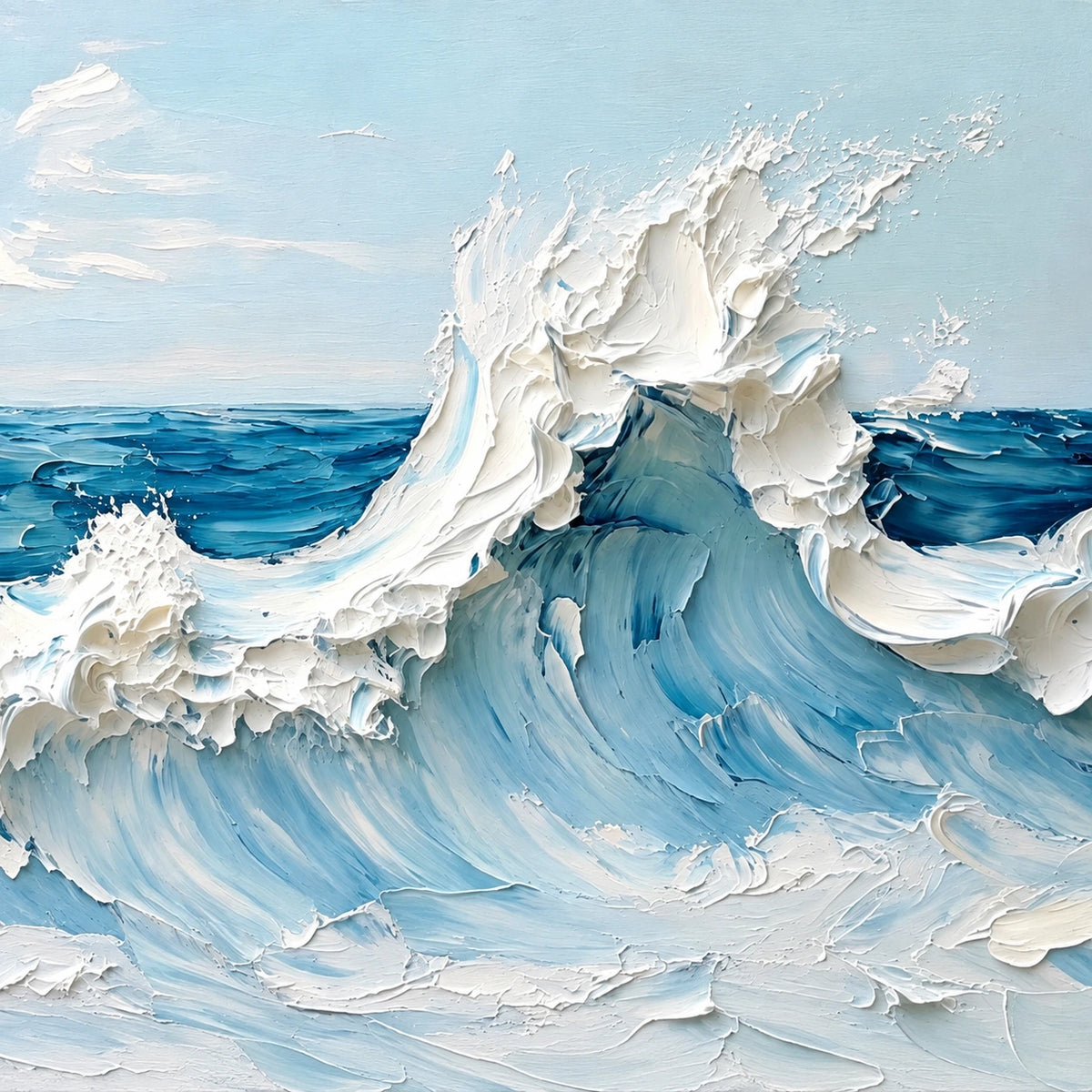 Hand-Painted Artwork | Seafoam Breakers [noon:detail:texture]