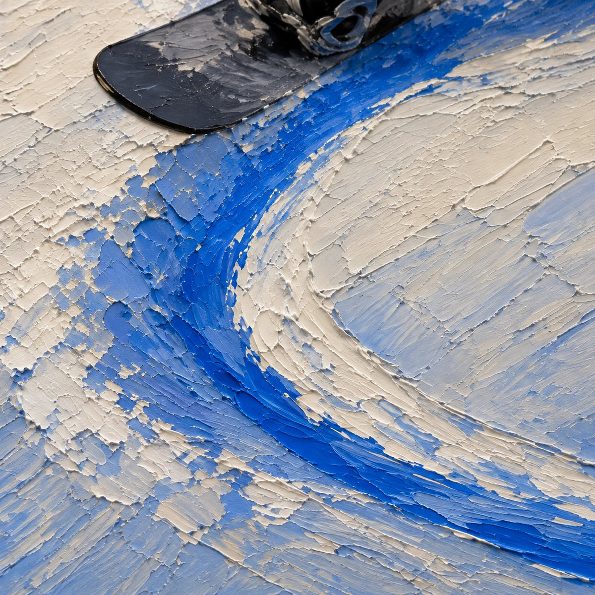 Hand-Painted Artwork | Blue Ridge Desce [noon:detail:texture]