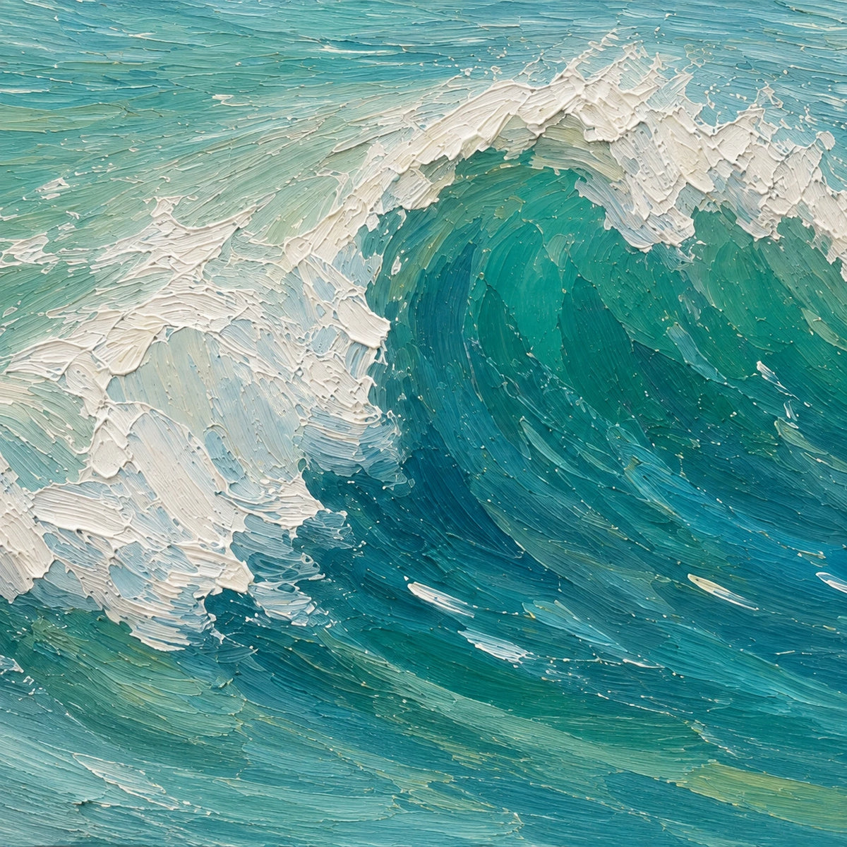 open water lineup, paint texture