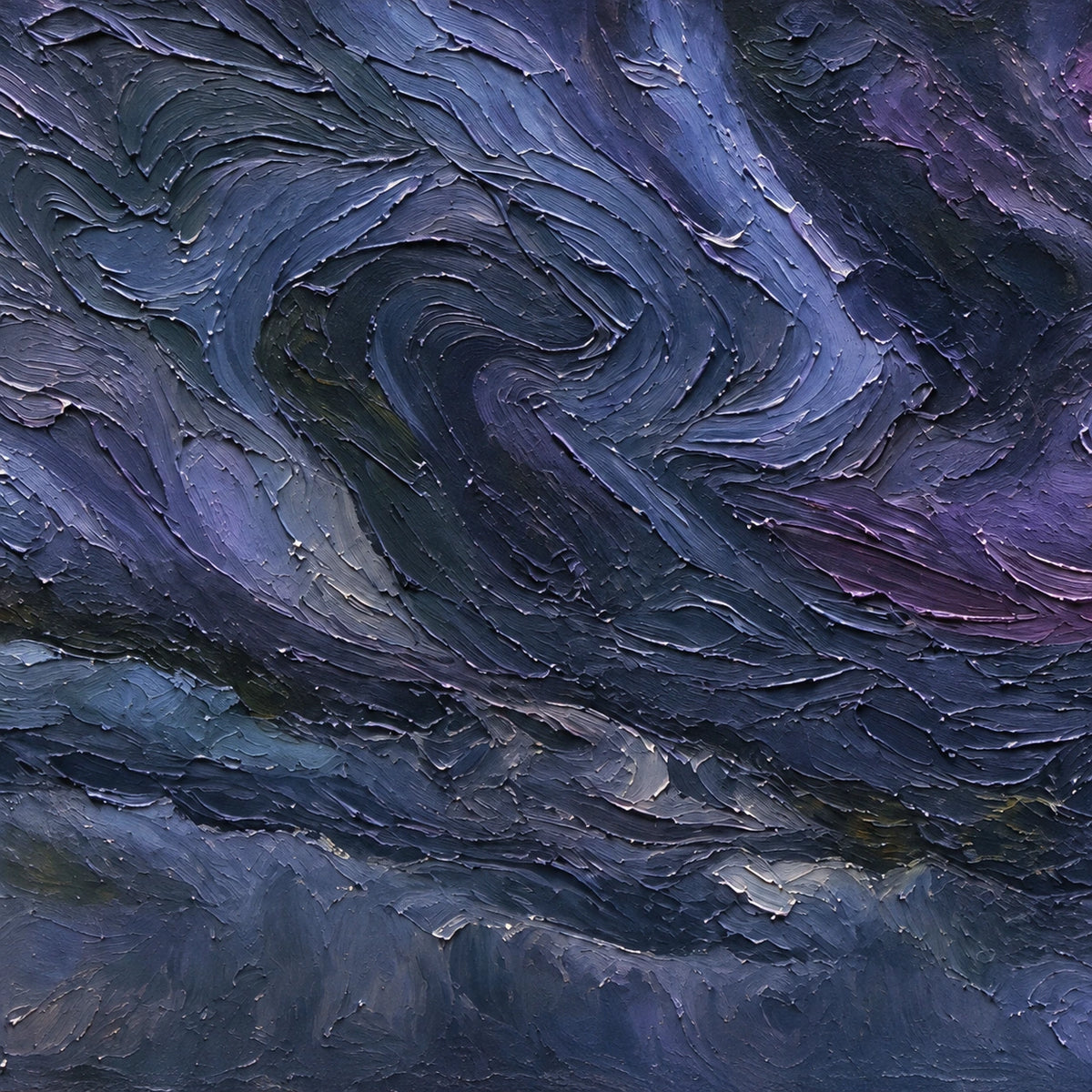storm over the golden field, paint texture
