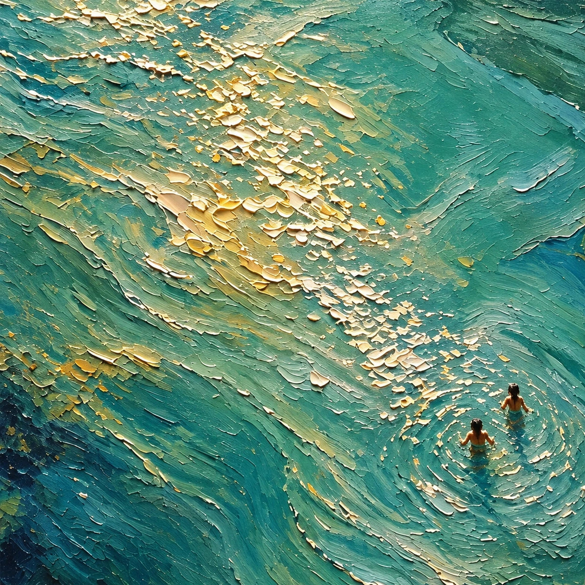 Hand-Painted Artwork | Coastal Curre [noon:detail:texture]