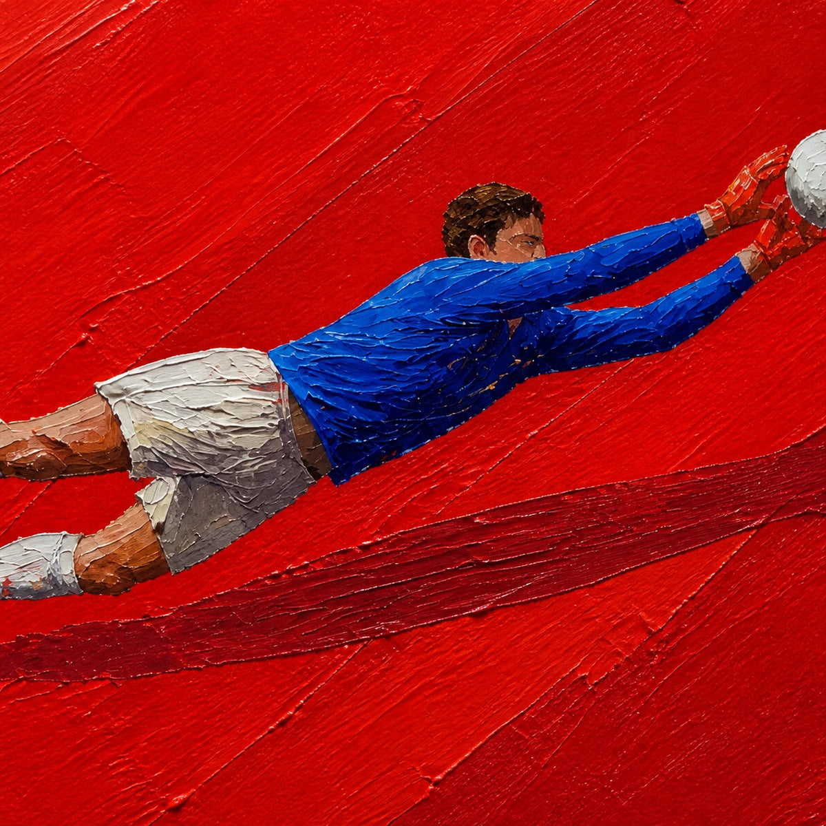 full stretch, paint texture