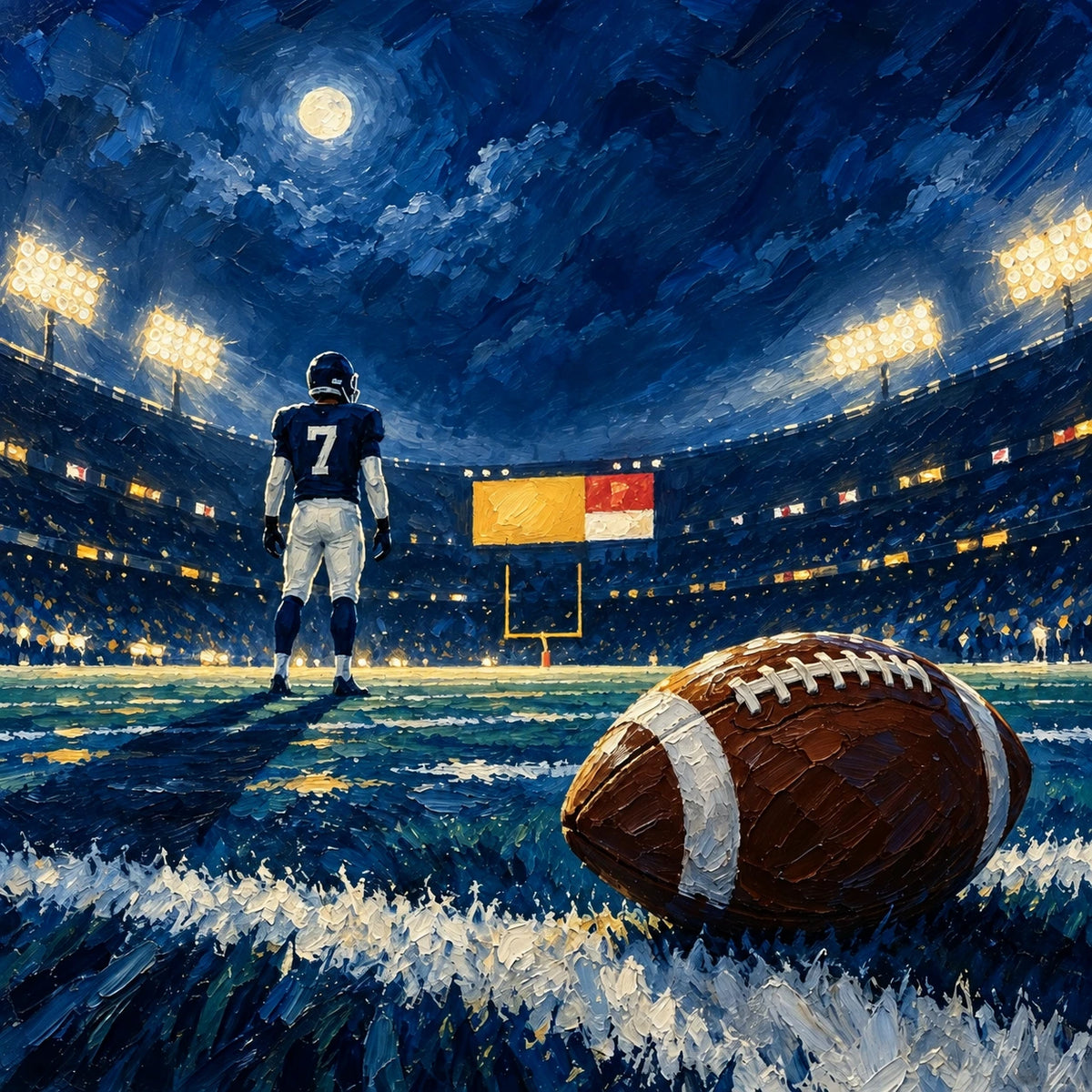 Under the Stadium Moon [noon:detail:composition]