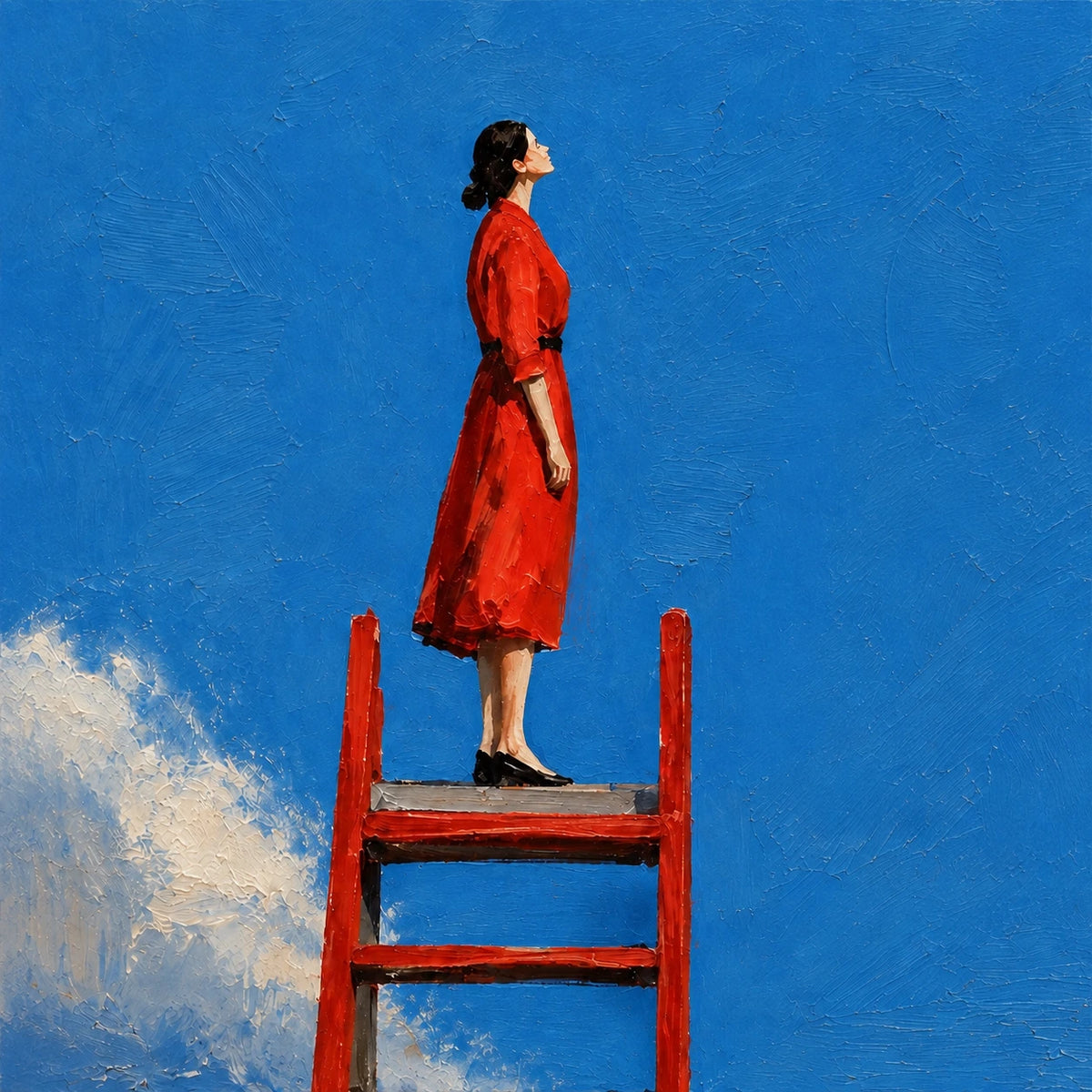 Hand-Painted Artwork | Follow the Open Sky [noon:detail:composition]